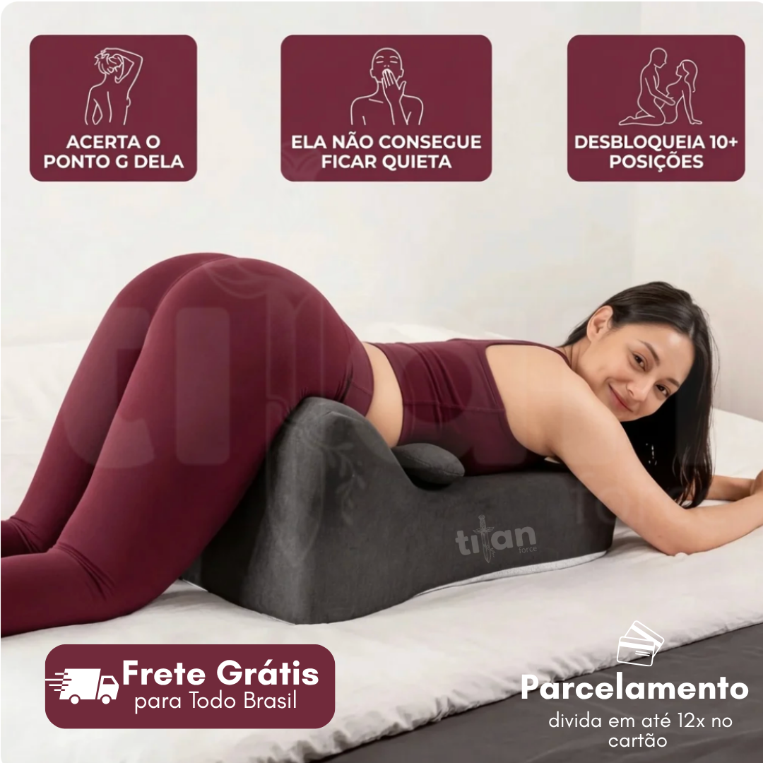 O travesseiro que a faz agarrar os lençóis
