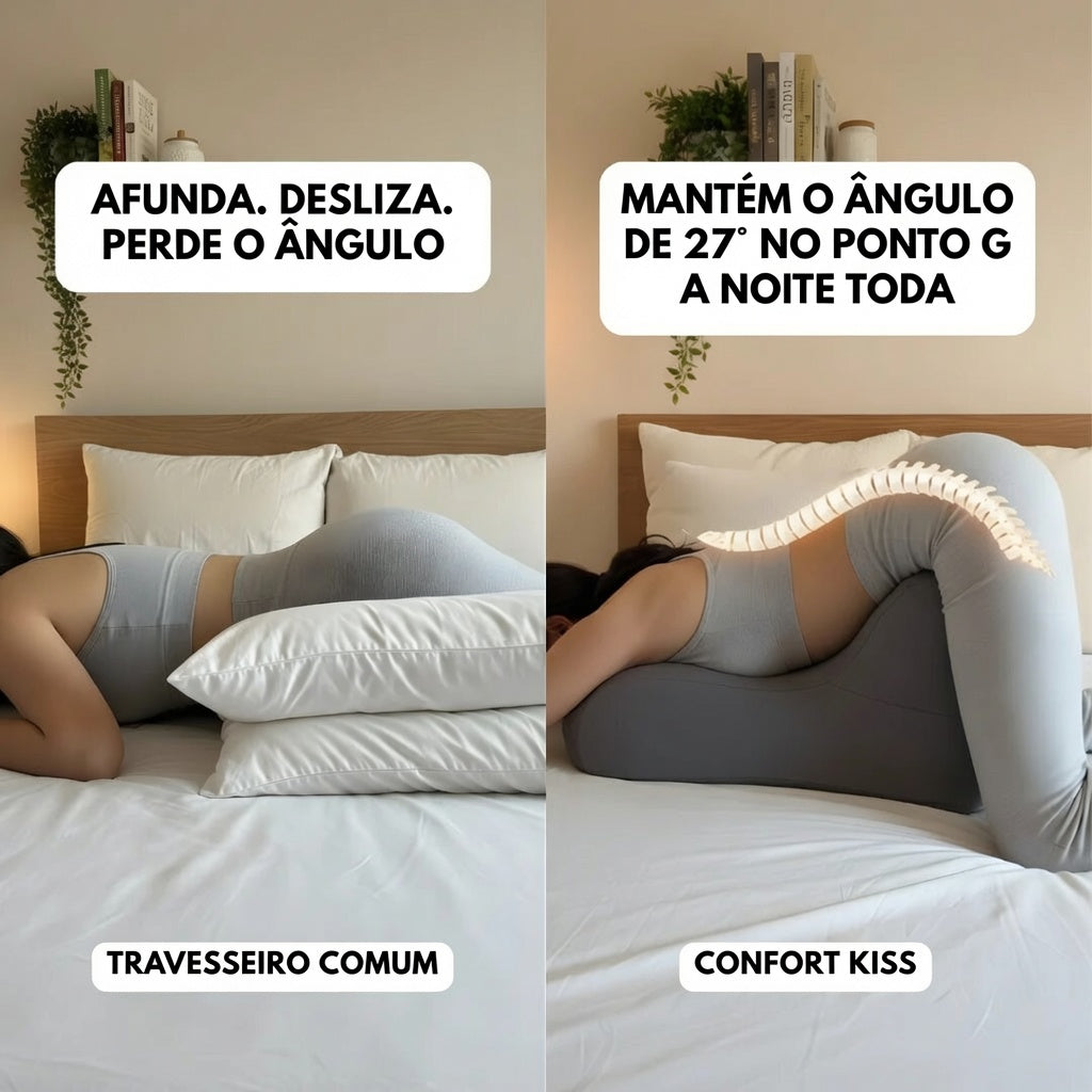 Pacote do Prazer - O travesseiro que a faz agarrar os lençóis