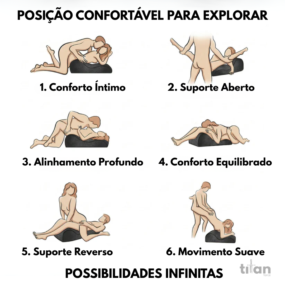 Pacote do Prazer - O travesseiro que a faz agarrar os lençóis