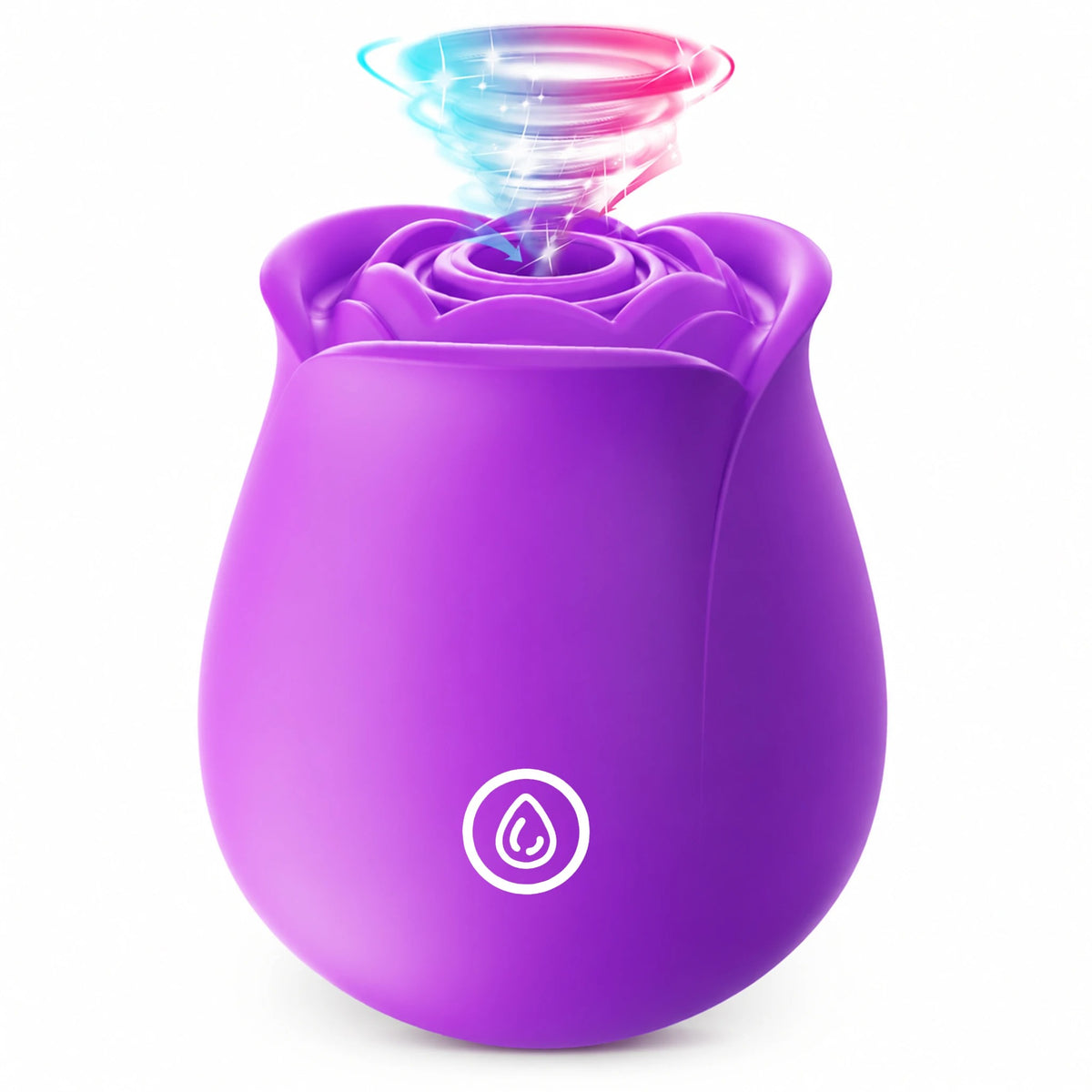 Rosa dos Desejos™ - Massageador Íntimo de Sucção com Vibração Inteligente Roxo